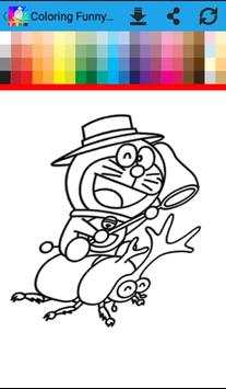 Coloring Funny Dorae Cate screenshot 3