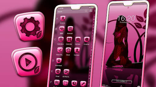 Girly Shadow Launcher Theme screenshot 3