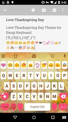 Thanksgiving Skin Keyboard screenshot 1