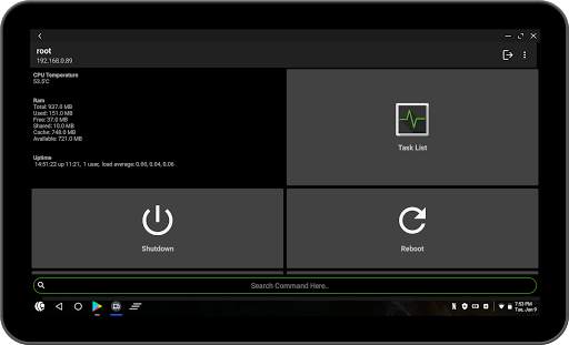 Pi Dash- Linux Dashboard for Debian , Raspberry Pi скриншот 2
