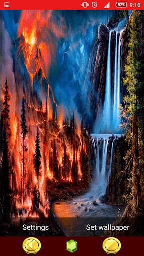 Fire And Ice Live Wallpaper screenshot 7