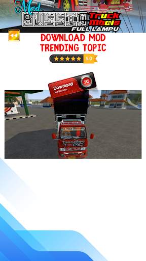 Mod Bussid Truck Mbois Full Lampu screenshot 4