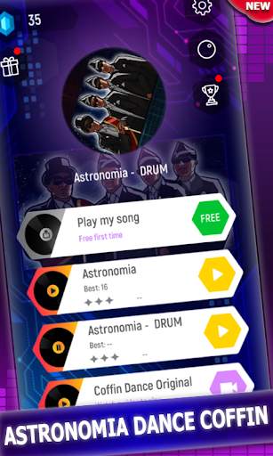 Dance Coffin Tiles Hop Music Games Songs screenshot 1