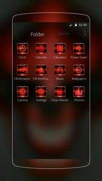 Red Bone Skull Theme screenshot 3