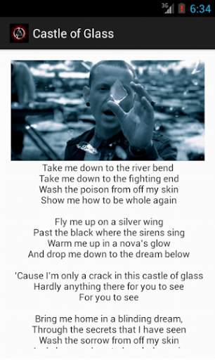 Linkin Park Lyrics 4 تصوير الشاشة