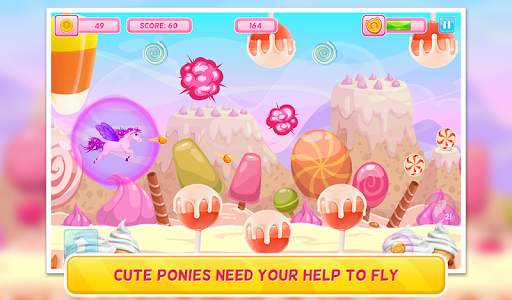 Pony in Candy World - Adventure Arcade Game screenshot 7