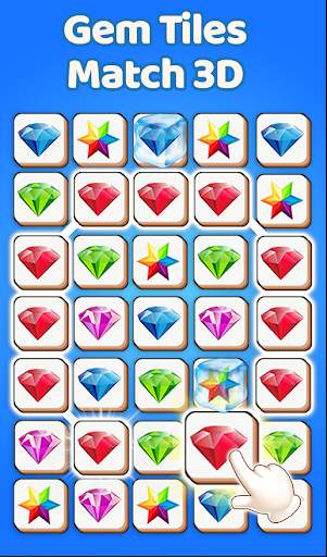 Gem Match 3d - Perfect Tile Matching Games 2020 screenshot 1