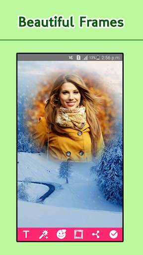Snowfall Photo Frames screenshot 3
