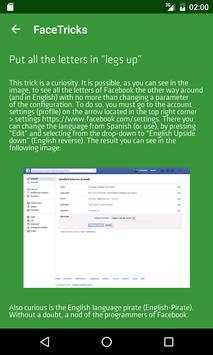 FaceTricks: Trucos de Facebook screenshot 2