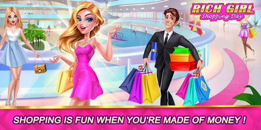 Rich Girl Shopping Day: Dress up & Makeup Games screenshot 1