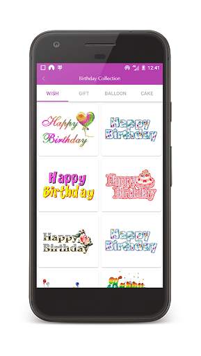 Gif Birthday Stickers screenshot 3