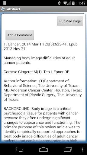 PubMed Mobile screenshot 5