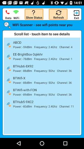 WiFi Scanner screenshot 1