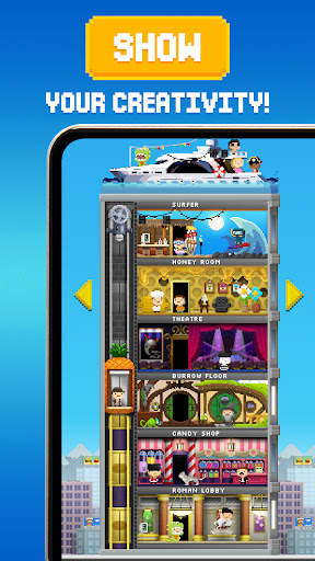 Tiny Tower: Pixel Life Builder screenshot 3