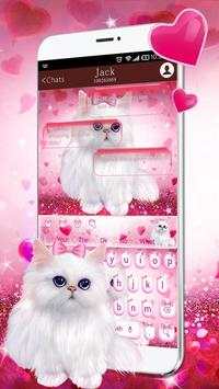 Lovely Cat Keyboard Theme screenshot 1