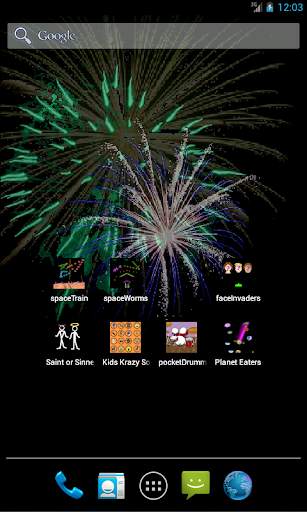 LWP Fireworks, Live Wall Paper screenshot 5