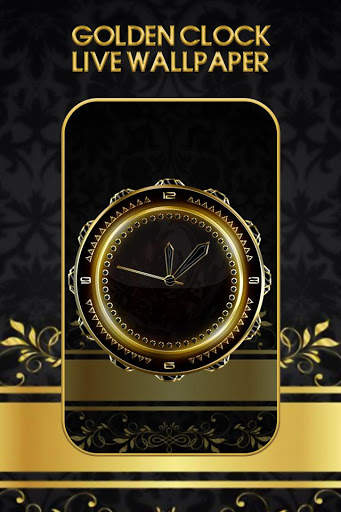 Golden Clock Live Wallpaper screenshot 4