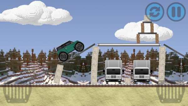Minecraft Car Racing screenshot 2