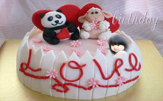 birthday cake photo frame name screenshot 7