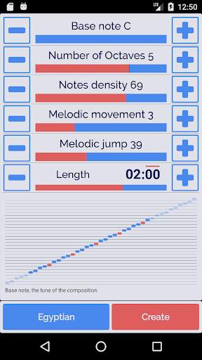 Composer lite - Algorithmic musical composer screenshot 10
