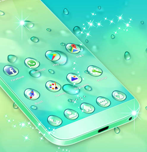 Tema Water Drops screenshot 1