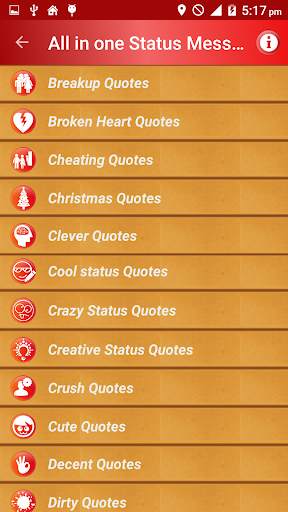 All Status Messages & Quotes screenshot 2
