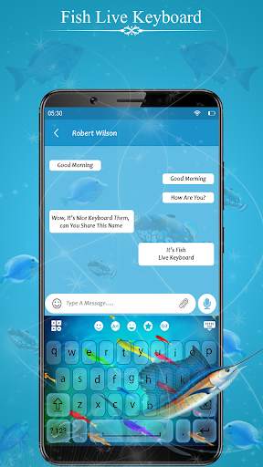 Fish Live Keyboard screenshot 3