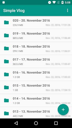 Simple Vlog Recorder screenshot 1
