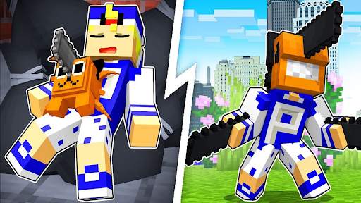 Chainsaw Man Mod Minecraft PE screenshot 2