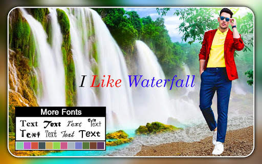 Waterfall Photo Editor:Waterfall Photo Frames 2020 5 تصوير الشاشة