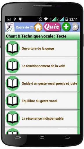Cours de Chant et de Technique vocale screenshot 1