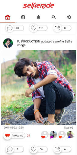 SelfieRide - Short Videos, Photos Sharing App screenshot 2