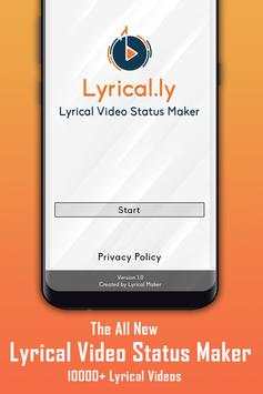Lyrical.ly - Lyrical Video Status Maker screenshot 1