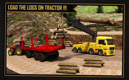 Log Transporter Tractor Crane screenshot 11