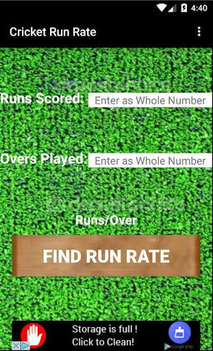 Cricket Run Rate screenshot 2