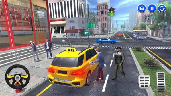 Modern City Taxi Drive Simulator 3D 2019 screenshot 3