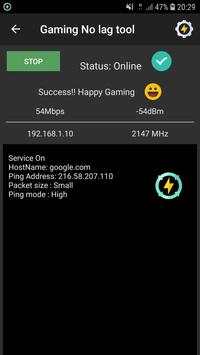 Ping mobile game: No lag all games screenshot 4