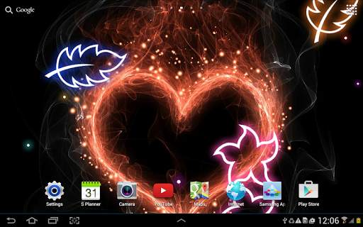 Glowing Flowers Live Wallpaper screenshot 10