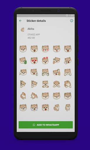 STIKRZ - Dogs Stickers for WhatsApp WAStickerApps screenshot 3