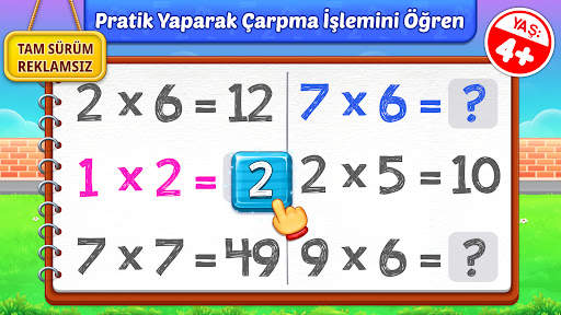 Çocuklar için Çarpma Oyunları screenshot 1