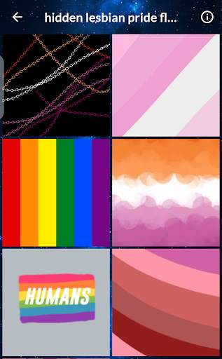 hidden lesbian pride flag wallpaper screenshot 4