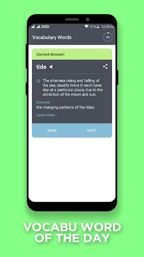 Vocabulary Builder English Words Learning offline screenshot 1