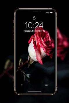 Rose Flower 3D Wallpaper 6 تصوير الشاشة