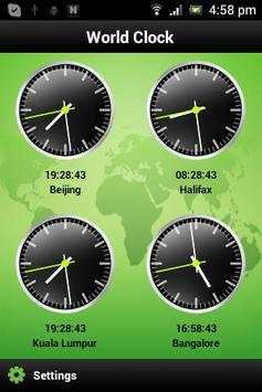 World Clock screenshot 2