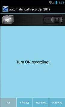hidden call recorder 2017 screenshot 1