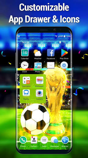 3D Soccer Live Wallpaper & Launcher for free screenshot 4