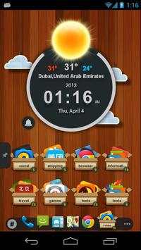 TSF Clock Widget screenshot 1