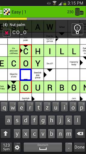 Crosswords screenshot 1