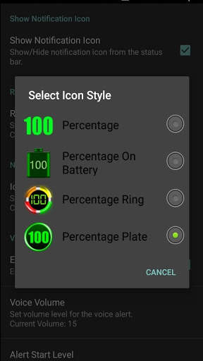 Battery Status Speaker screenshot 3