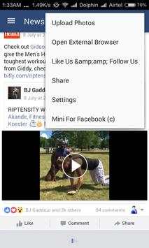 Mini Facebook screenshot 6